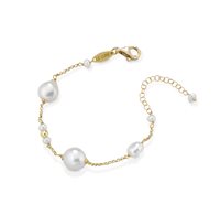 Pulsera Lelune Mujer LELUNE GLAMOUR in Plata Perla LGBR390.2